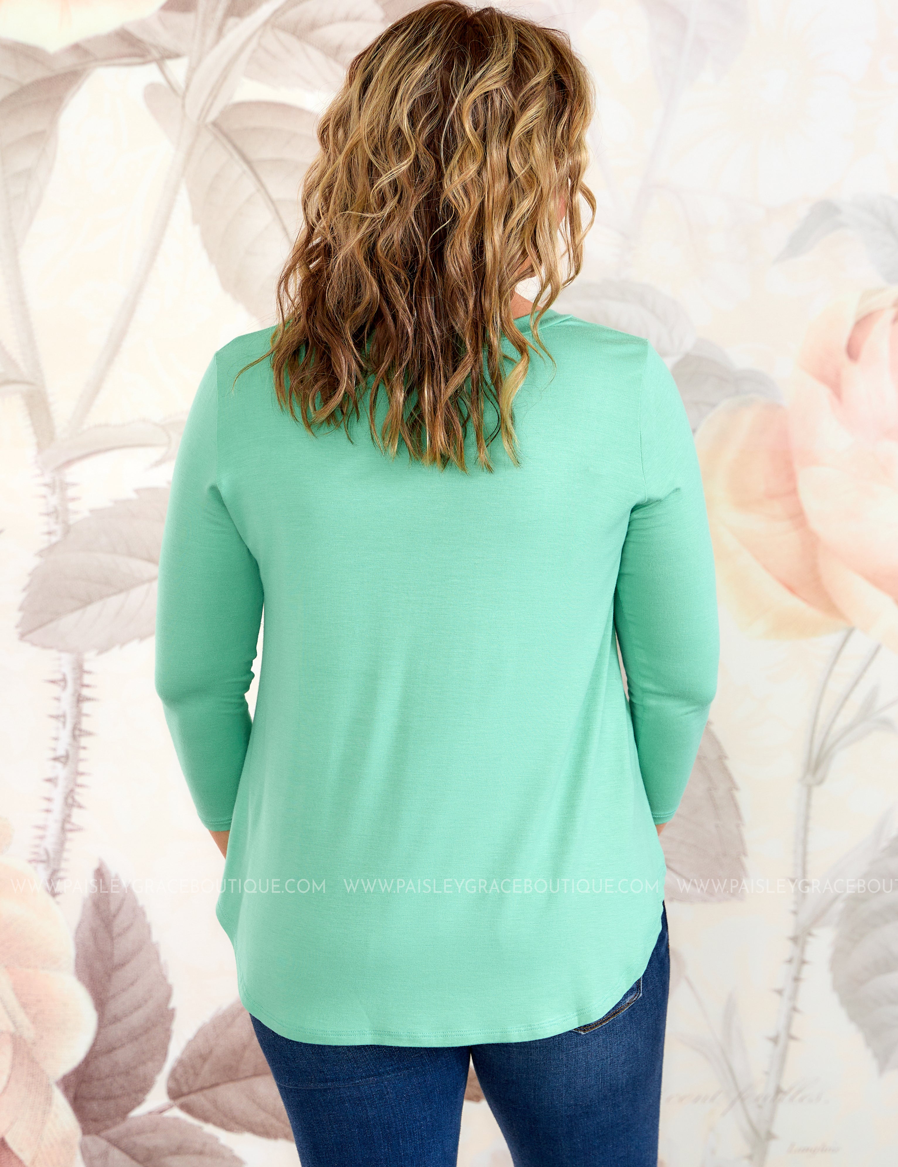 Rosalie Top - Mint - LAST ONES FINAL SALE