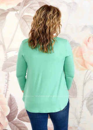 Rosalie Top - Mint - FINAL SALE