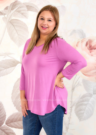 Rosalie Top - Orchid - FINAL SALE