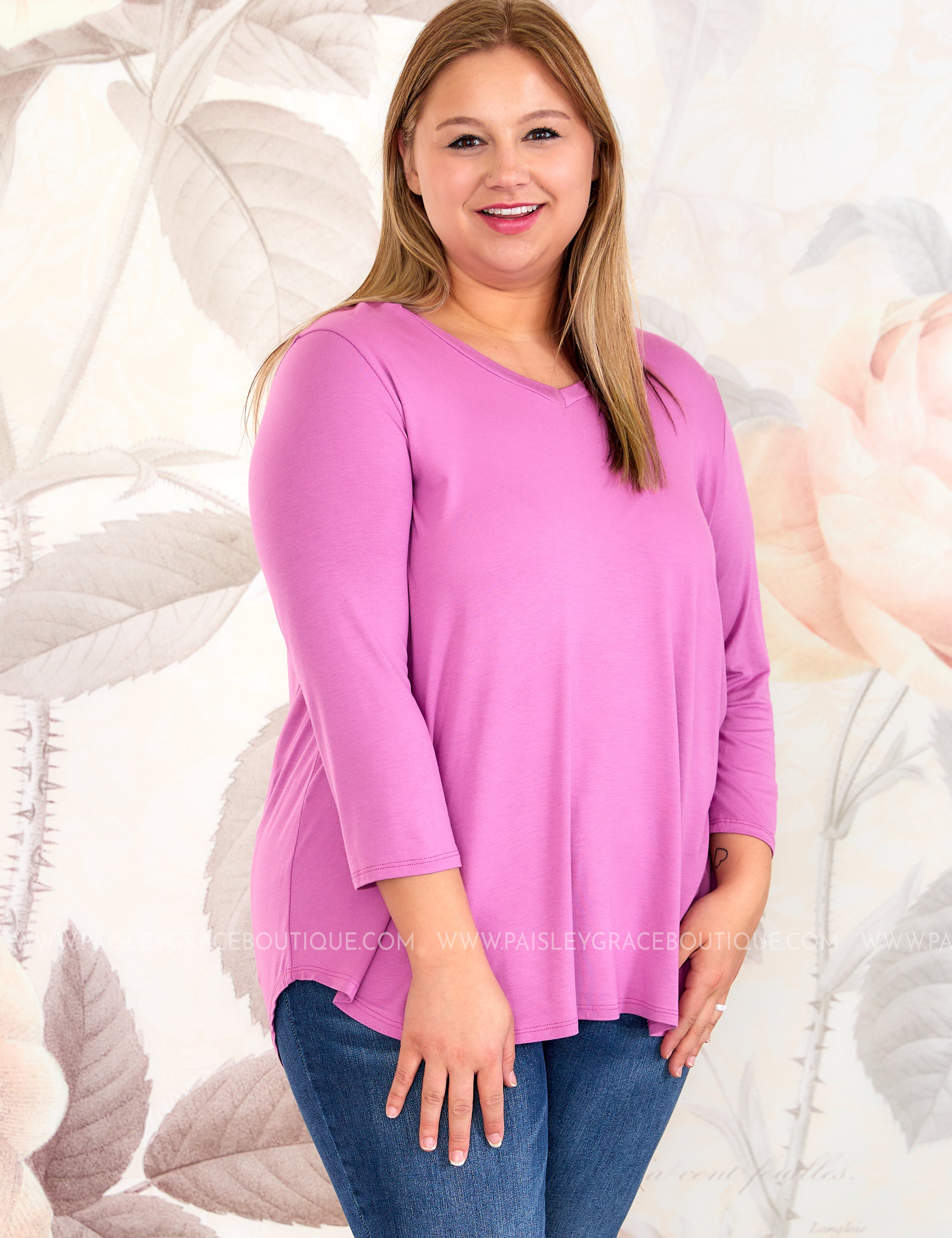 Rosalie Top - Orchid* LAST ONES FINAL SALE *