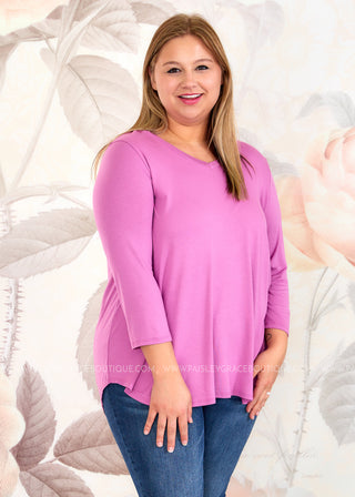 Rosalie Top - Orchid - FINAL SALE