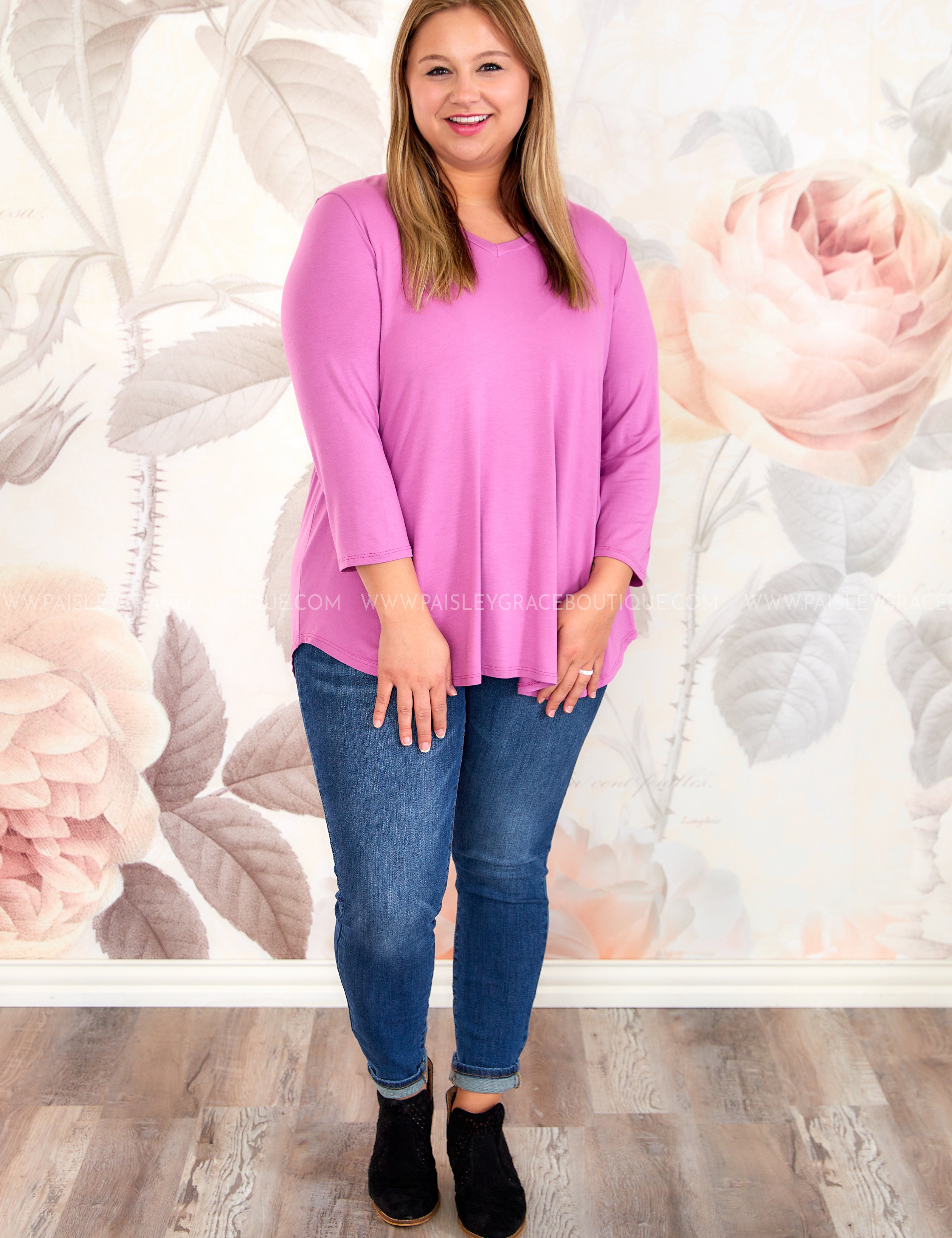 Rosalie Top - Orchid* LAST ONES FINAL SALE *