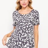 Dylan Animal Print Basic- 2 Colors* LAST ONES FINAL SALE *