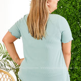 Pure Wonder Top - SAGE* LAST ONES FINAL SALE *