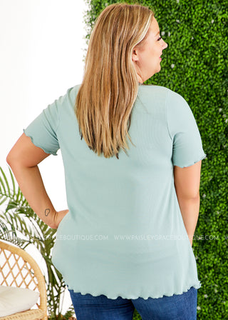 Pure Wonder Top - SAGE - FINAL SALE