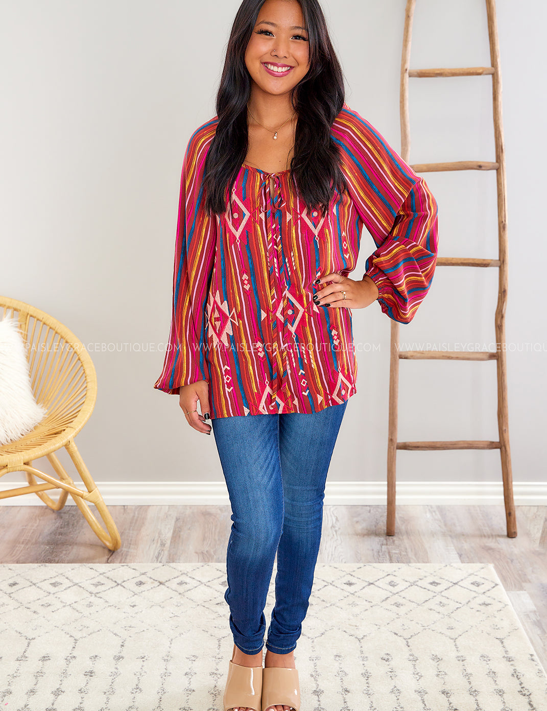 At Second Glance Top - LAST ONES FINAL SALE