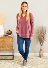 Load image into Gallery viewer, Instant Connection Top - BURGUNDY - LAST ONES FINAL SALE
