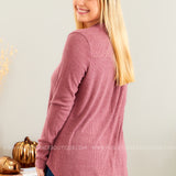 Instant Connection Top - BURGUNDY - LAST ONES FINAL SALE