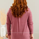 Instant Connection Top - BURGUNDY - LAST ONES FINAL SALE