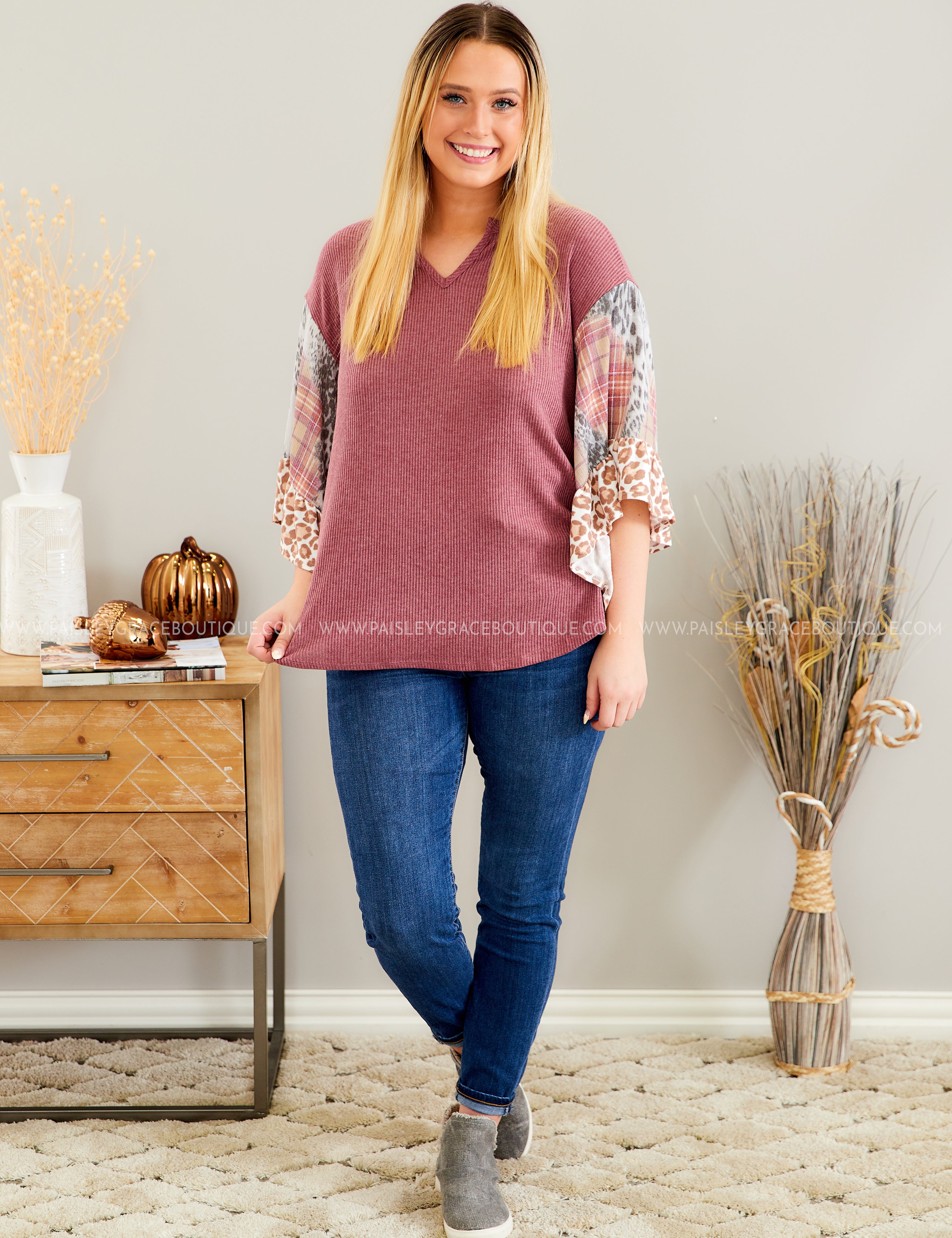 Fall Daze Top  - LAST ONES FINAL SALE