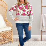 Field of Roses Sweater - LAST ONES FINAL SALE