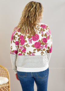 Field of Roses Sweater - FINAL SALE
