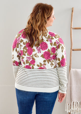 Field of Roses Sweater - FINAL SALE