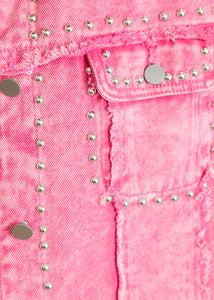 Figure It Out Jacket - Pink - FINAL SALE