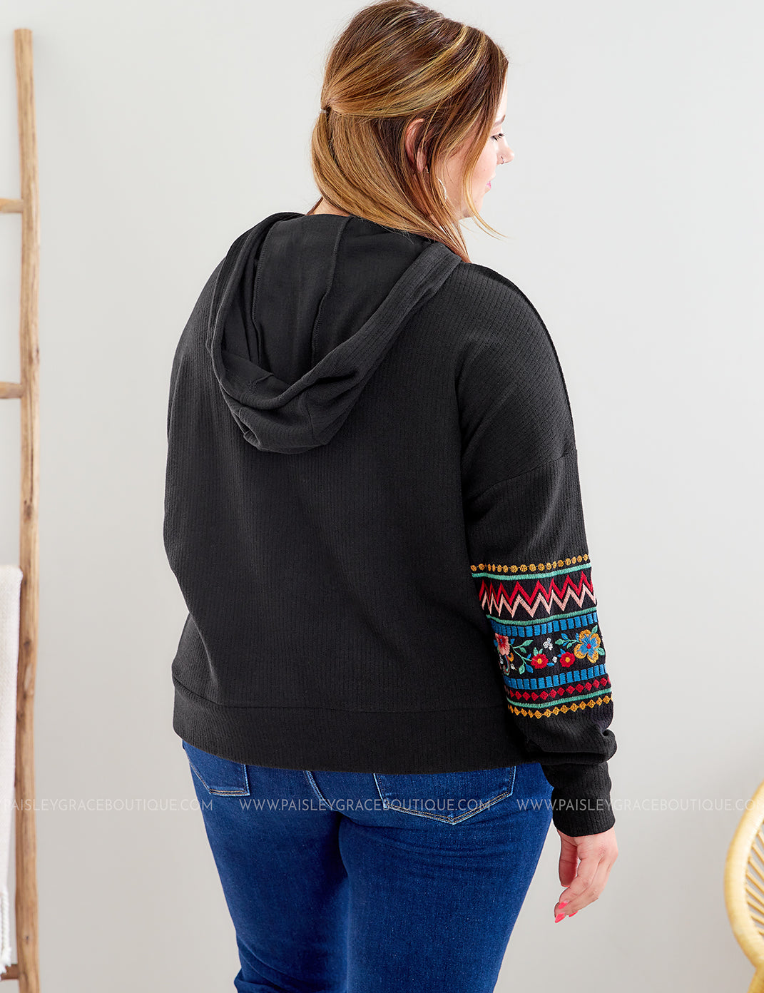 Easy Does it Embroidered Hoodie* FINAL SALE *