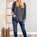 On the Same Page Top - LAST ONES FINAL SALE