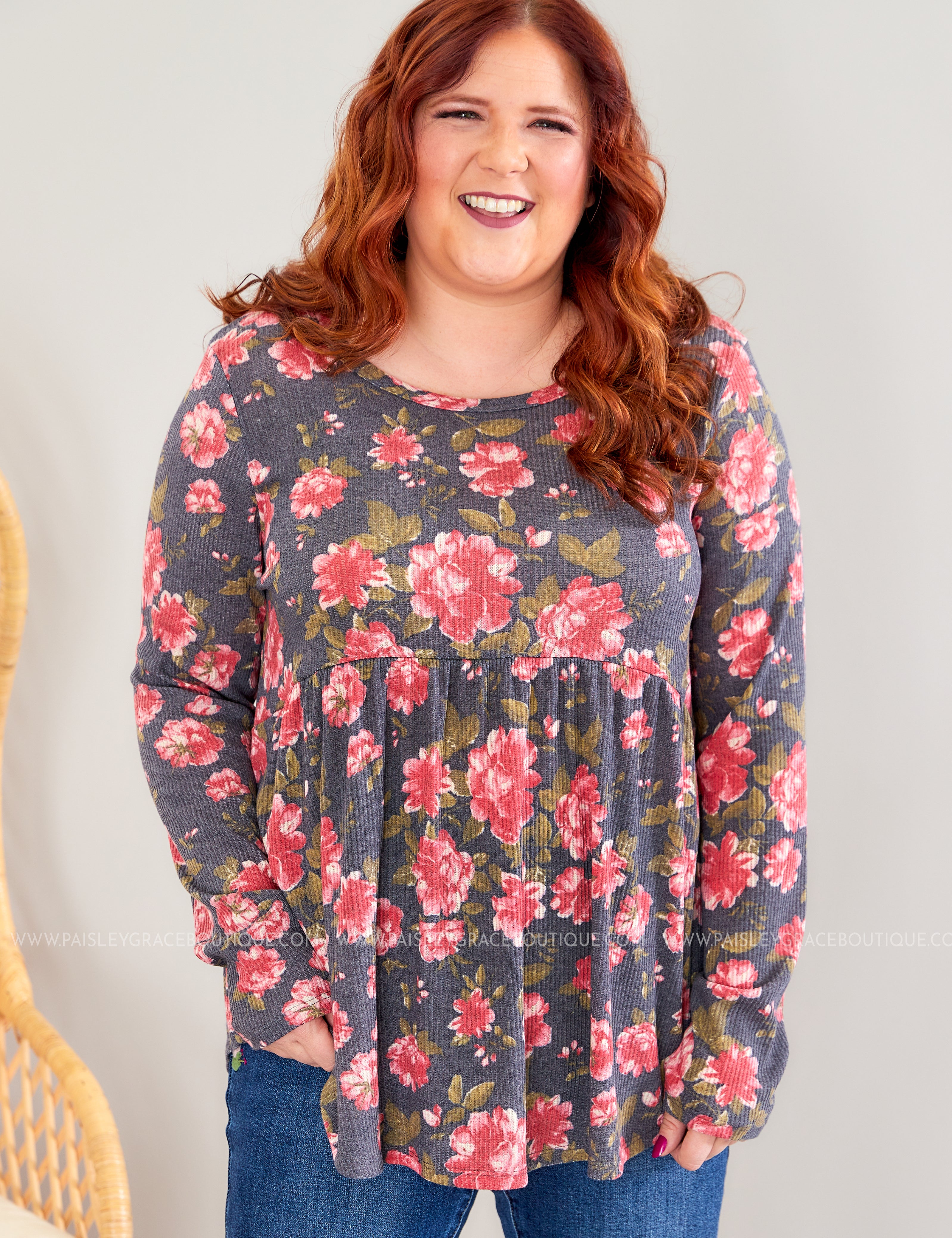 Flower Patch Top* LAST ONES FINAL SALE *
