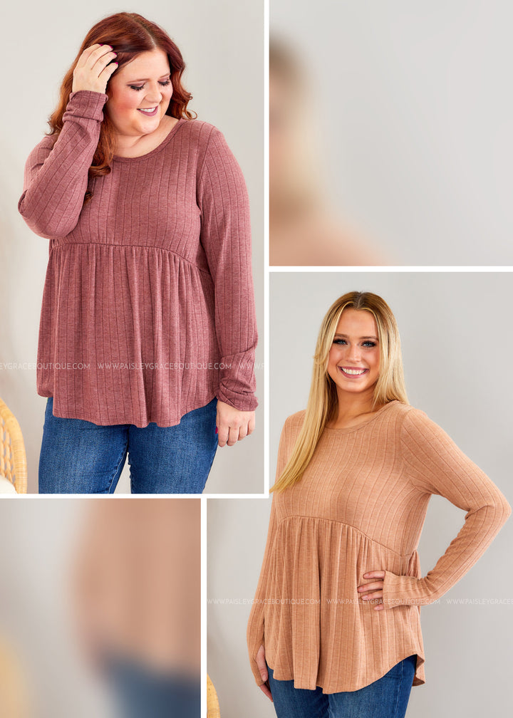 Spencer Top - 2 Colors  - FINAL SALE CLEARANCE