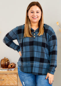 Casually Cool Hooded Top - FINAL SALE