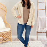 Corduroy Cuteness Shacket - Cream* LAST ONES FINAL SALE *
