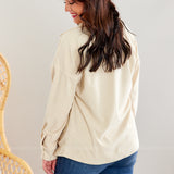 Corduroy Cuteness Shacket - Cream* LAST ONES FINAL SALE *