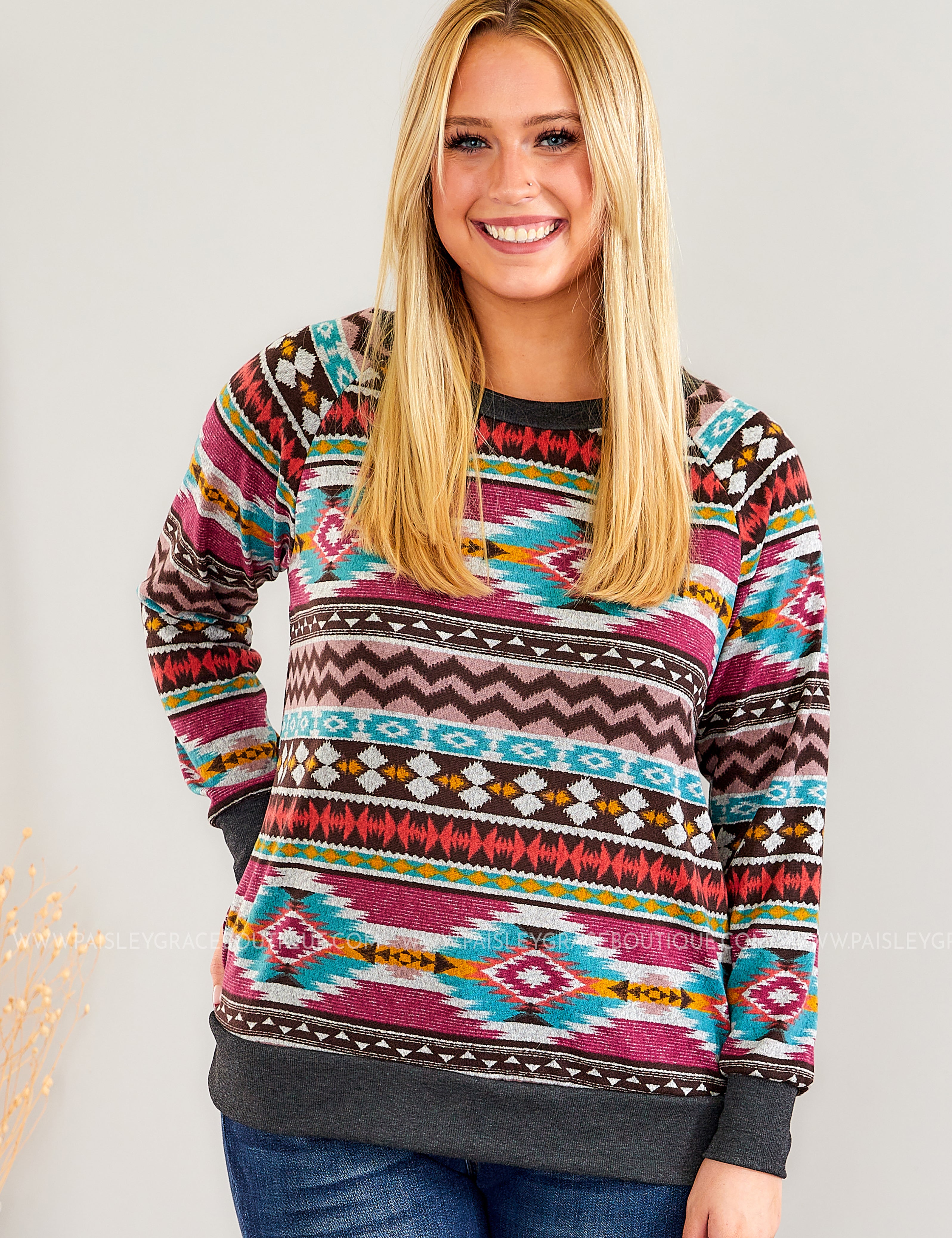Happy To Be Here Sweater - LAST ONES FINAL SALE