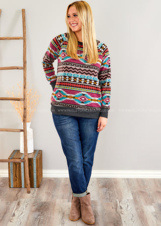 Happy To Be Here Sweater - FINAL SALE