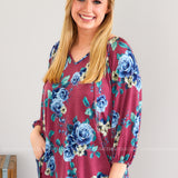 Falling for Floral Top - LAST ONES FINAL SALE