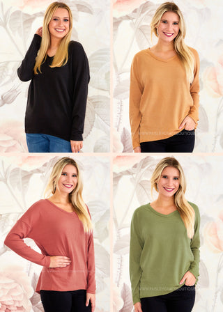 Mindy Top - 4 Colors* FINAL SALE *