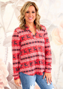 Away To The Alps Top - FINAL SALE CLEARANCE