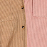 Streets of New York Shacket - Mocha/Pink* LAST ONES FINAL SALE *