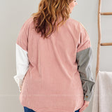 Streets of New York Shacket - Mocha/Pink* LAST ONES FINAL SALE *