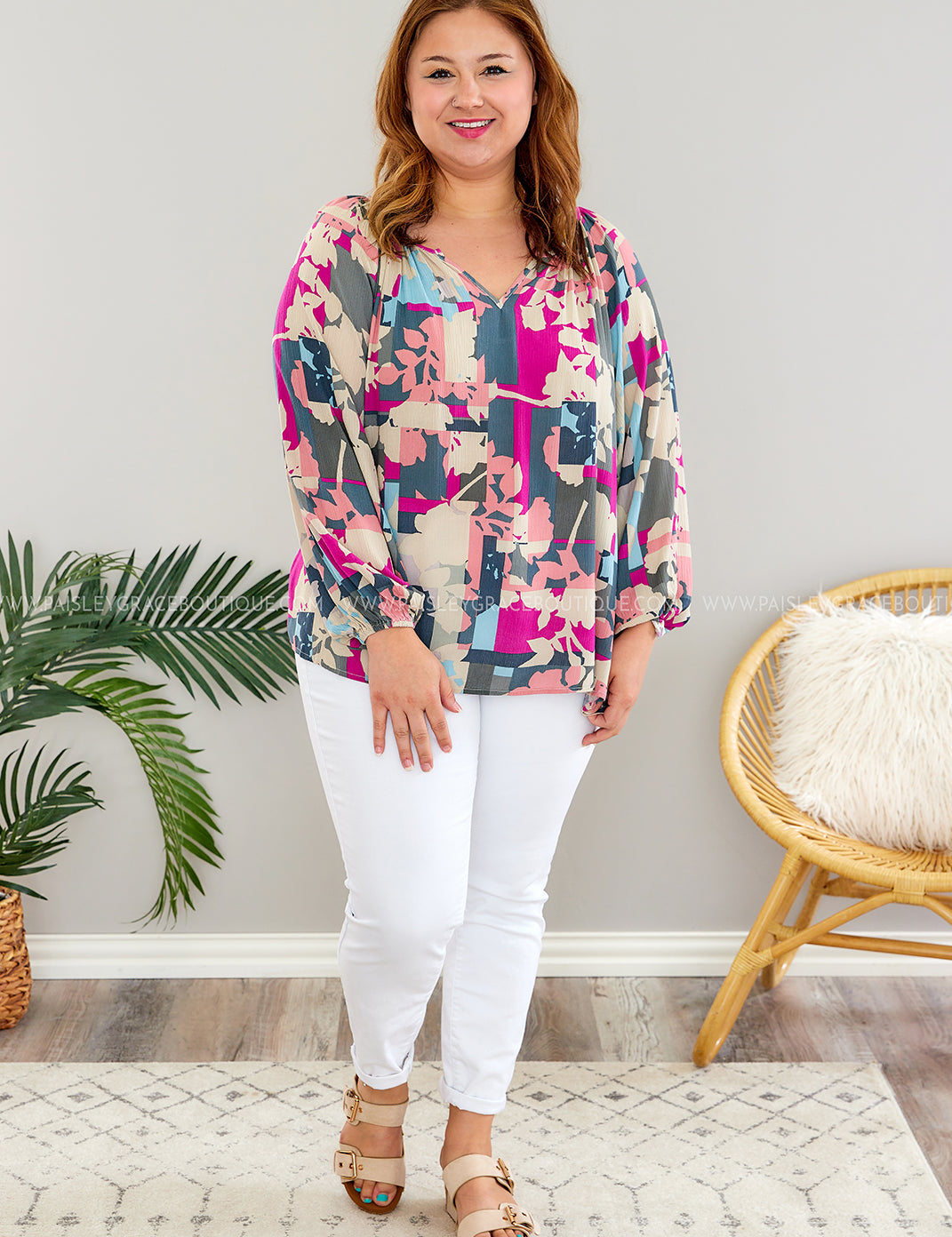 Such A Beautiful View Top - LAST ONES FINAL SALE