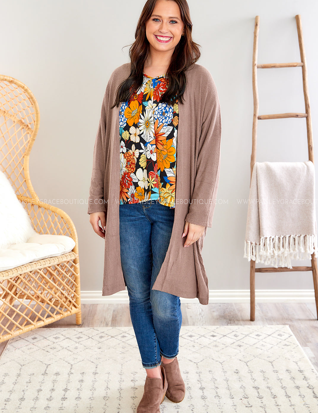 Giving Me Your Weekends Cardigan - Mocha - LAST ONES FINAL SALE