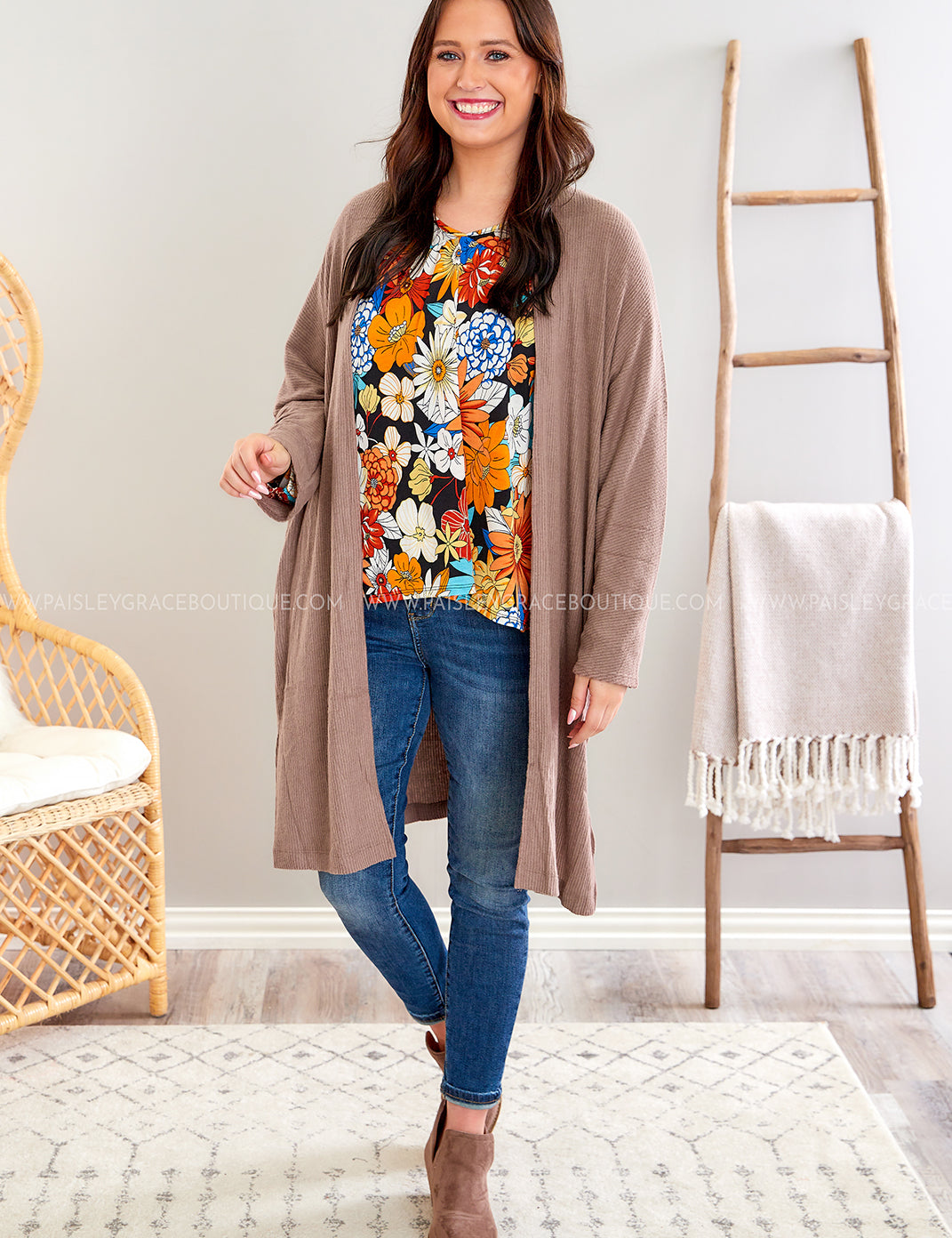 Giving Me Your Weekends Cardigan - Mocha - LAST ONES FINAL SALE