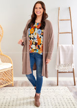 Load image into Gallery viewer, Giving Me Your Weekends Cardigan - Mocha - FINAL SALE
