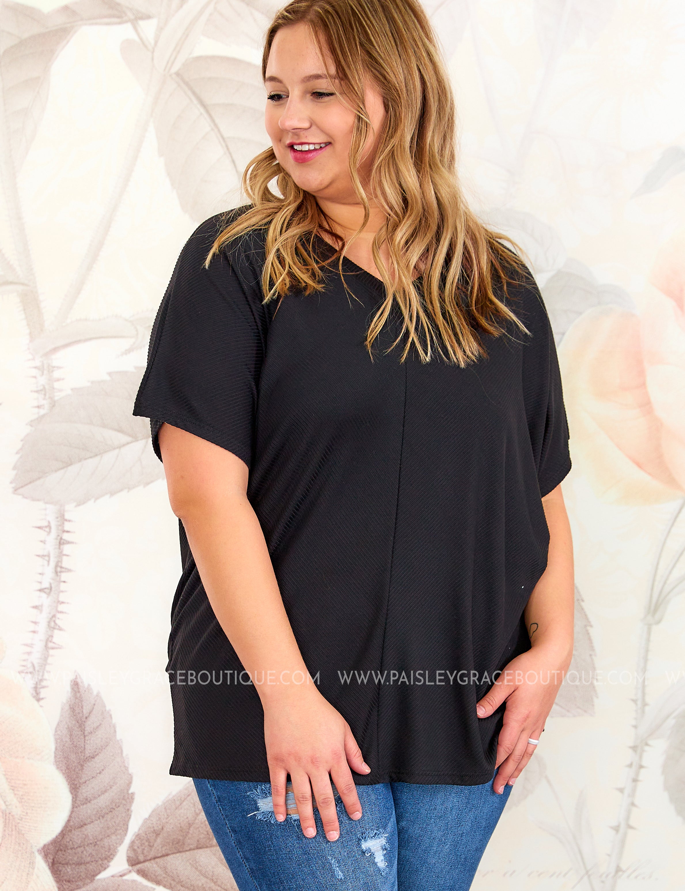 Nessa Top - Black* FINAL SALE *