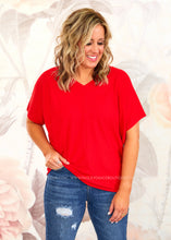 Load image into Gallery viewer, Nessa Top - Red - FINAL SALE
