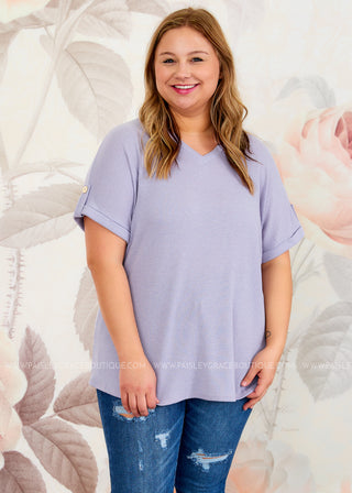 Lucie Top - Lilac  - FINAL SALE