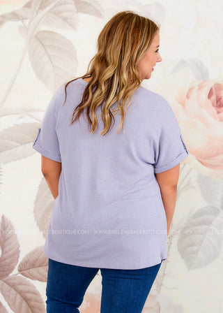 Lucie Top - Lilac  - FINAL SALE