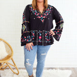 What a Feeling Top - Black - LAST ONES FINAL SALE