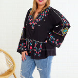 What a Feeling Top - Black - LAST ONES FINAL SALE