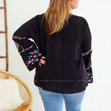 What a Feeling Top - Black - LAST ONES FINAL SALE
