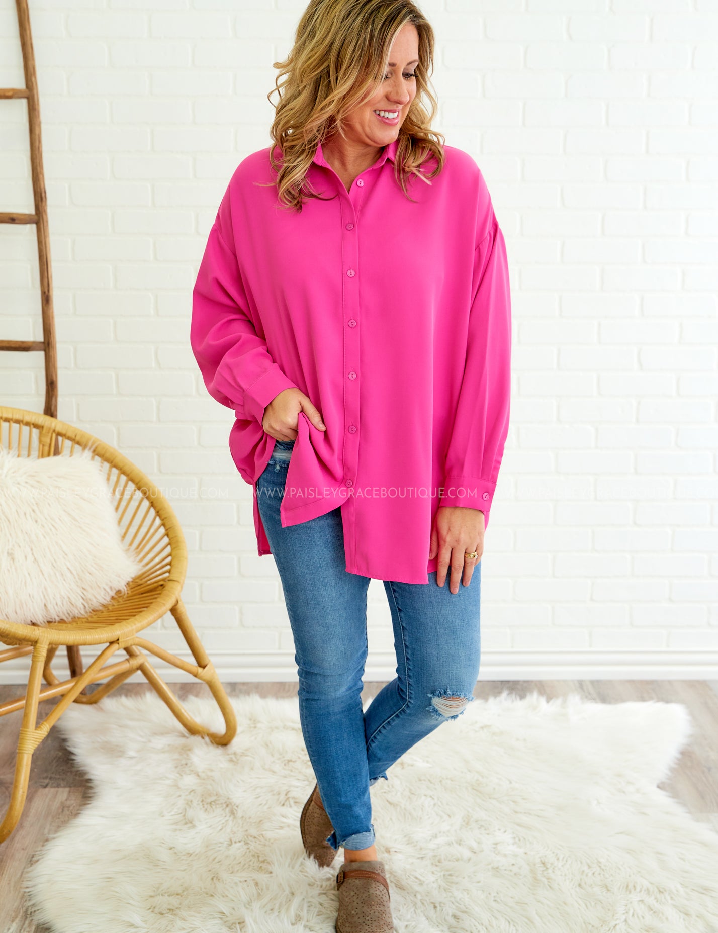 Love Made to Last Top/Shacket - LAST ONES FINAL SALE