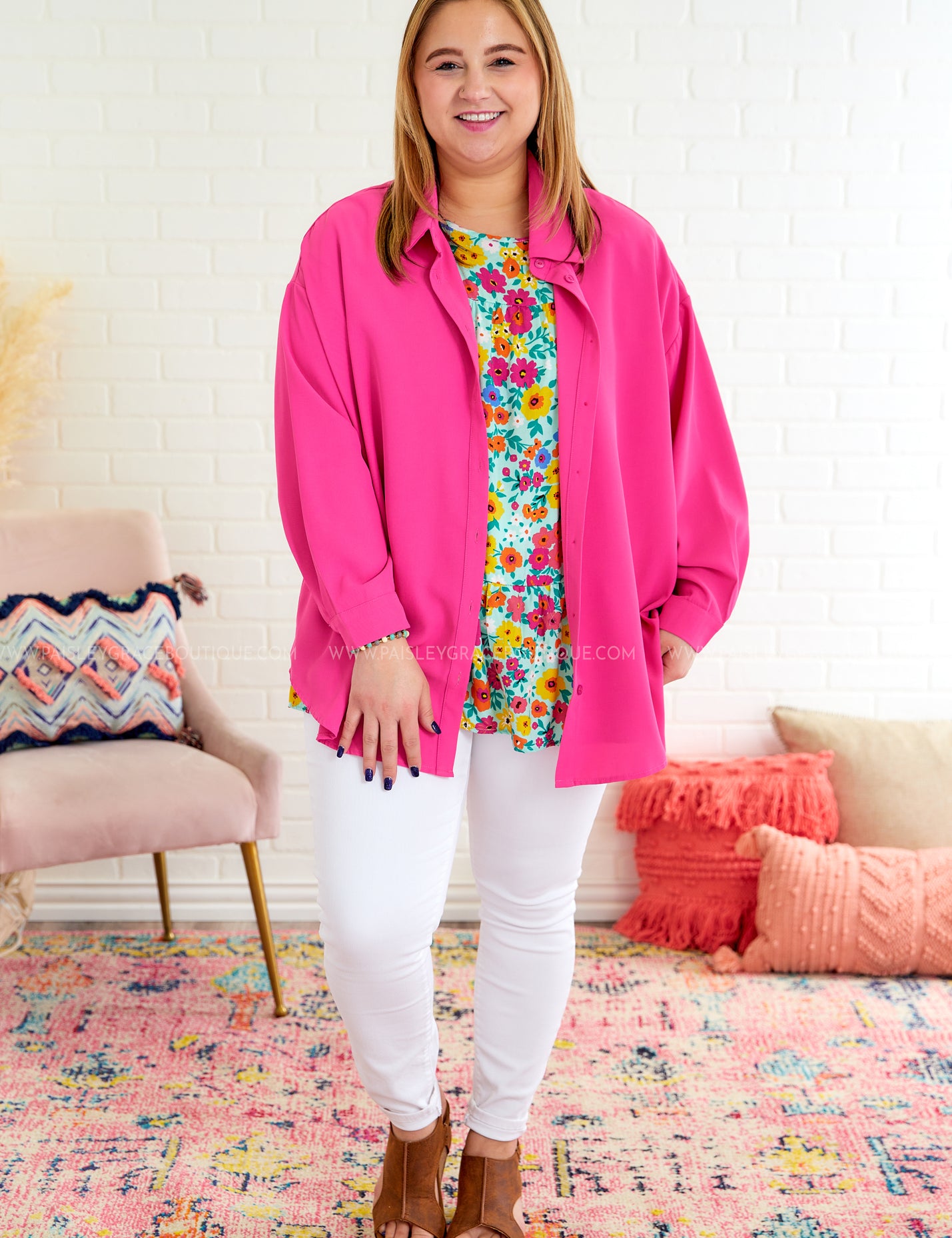 Love Made to Last Top/Shacket - LAST ONES FINAL SALE