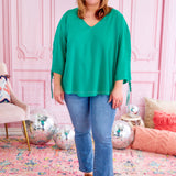 Pretty Precise Top - Emerald - LAST ONES FINAL SALE