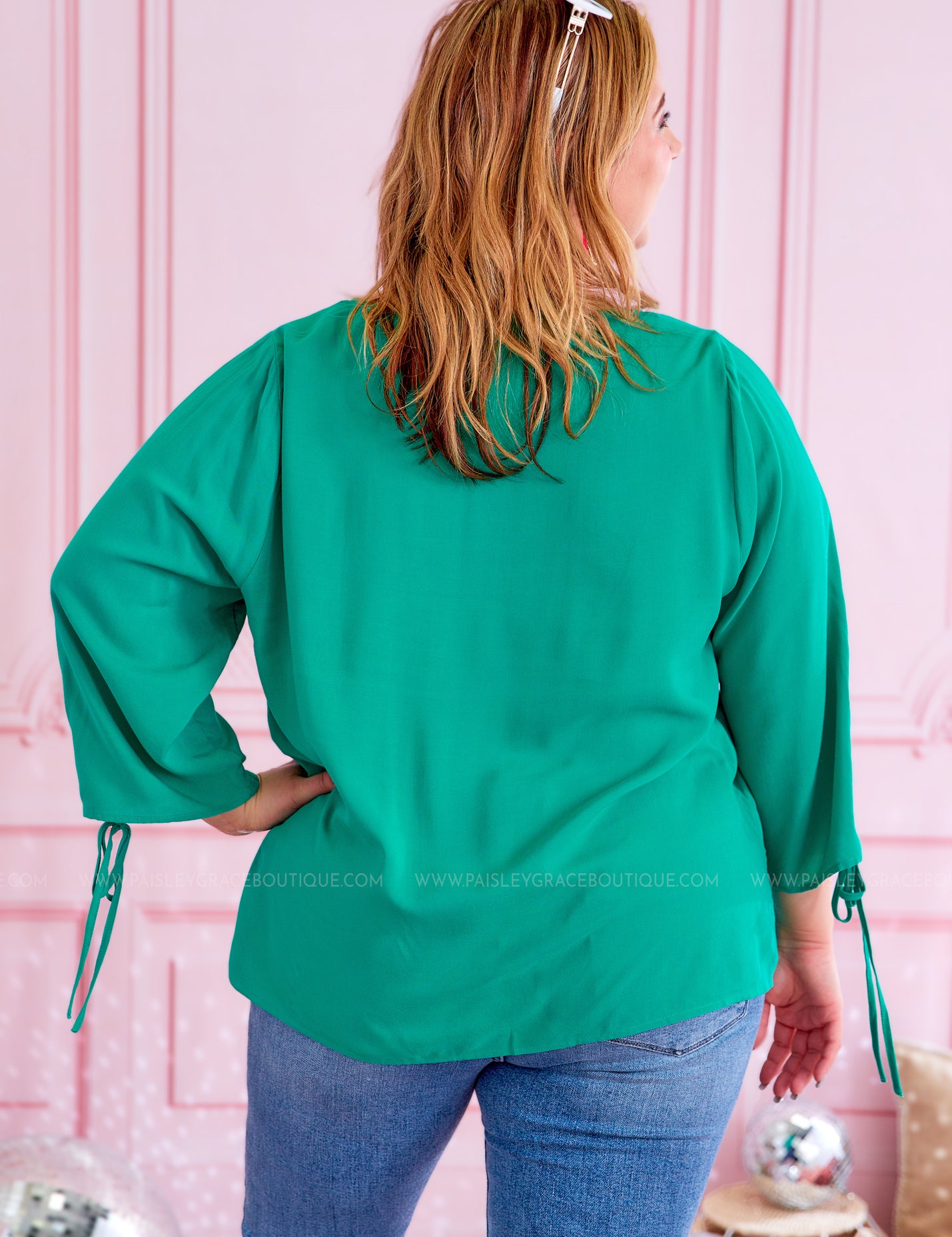 Pretty Precise Top - Emerald - LAST ONES FINAL SALE