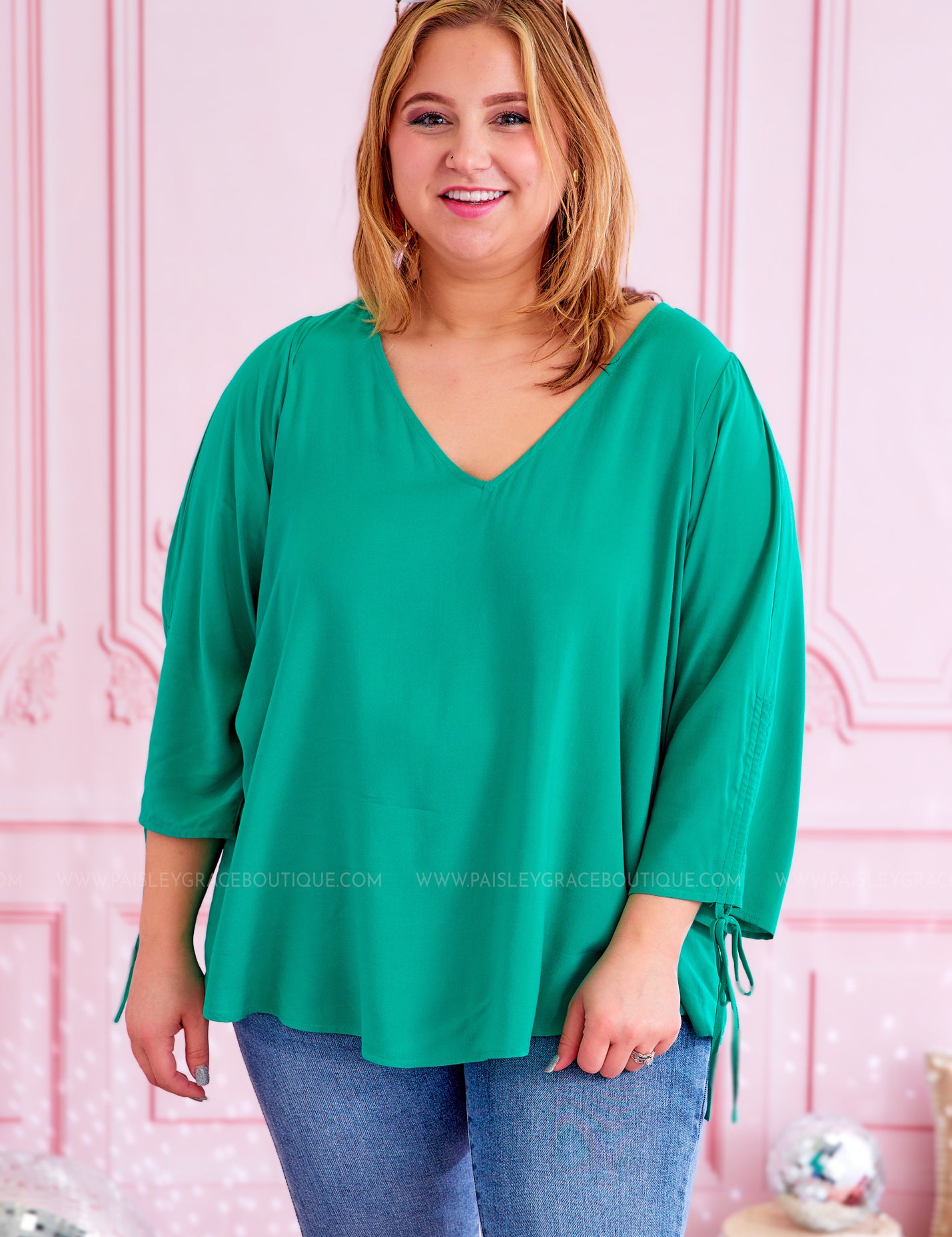 Pretty Precise Top - Emerald - LAST ONES FINAL SALE