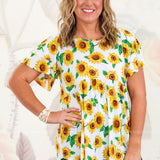 Sunflower Gazing Top* FINAL SALE *