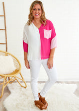 Load image into Gallery viewer, Where We Started Top - Hot Pink - FINAL SALE
